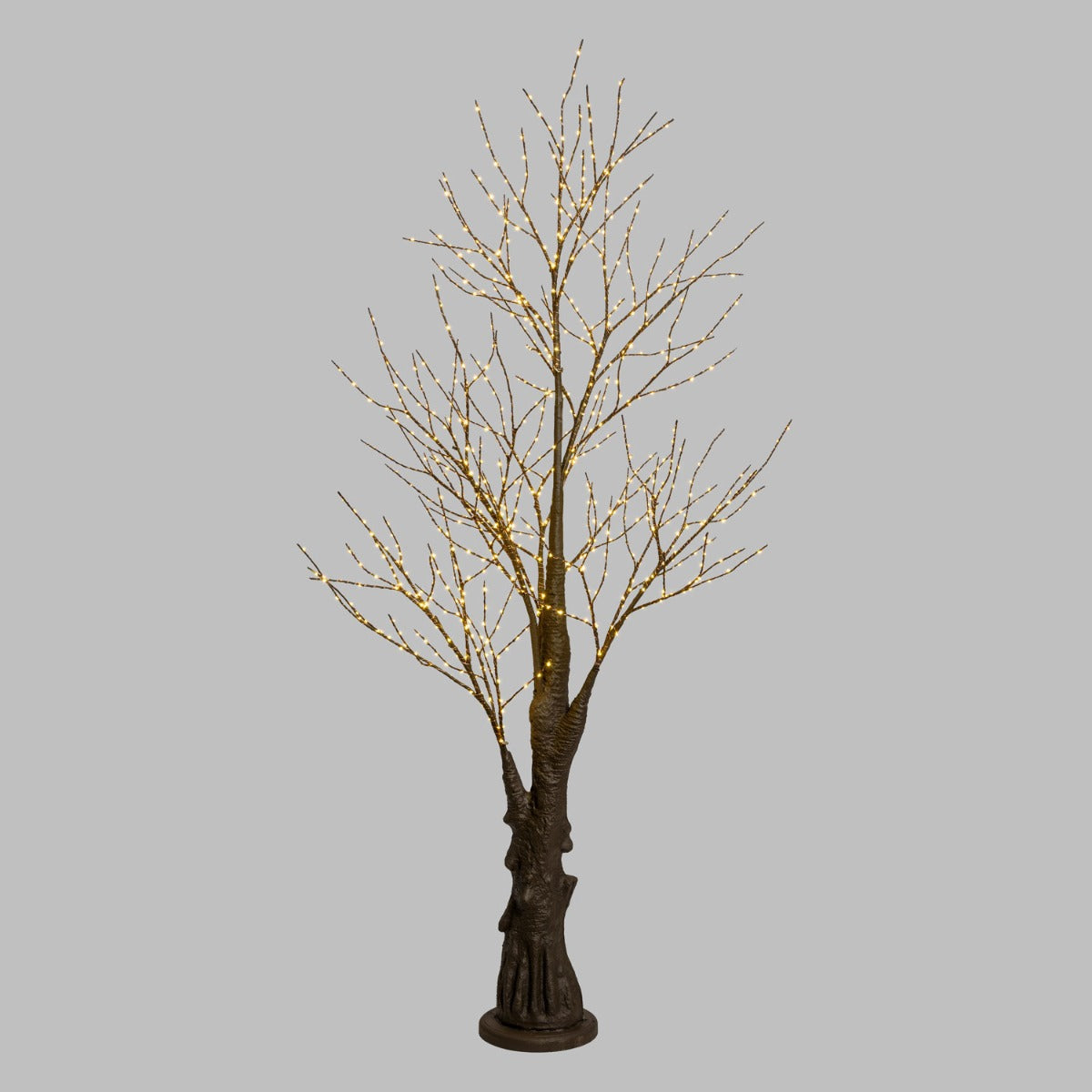 ALBERO LUMINOSO CON 1200 LED BIANCO CALDO H240CM