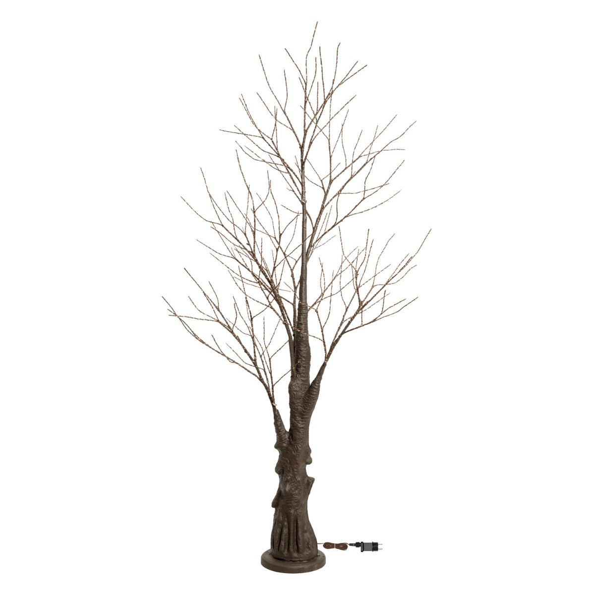 ALBERO LUMINOSO CON 900 LED BIANCO CALDO H210CM