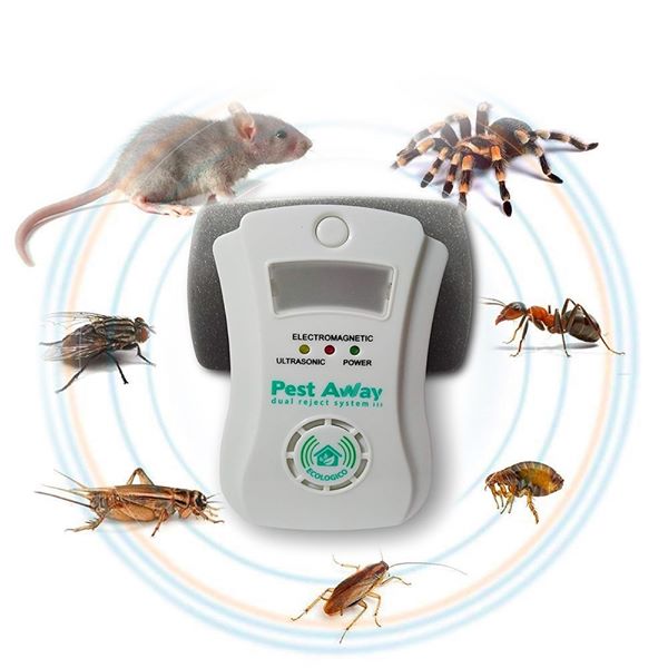 4 PEST AWAY L'ORIGINALE ANTIZANZARE ANTI INSETTI E RODITORI 1000 MQ