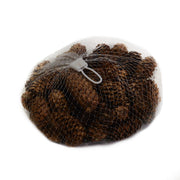 SACCHETTO CON 50 PIGNE NATURALI