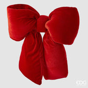 FIOCCO APPENDIBILE IN VELLUTO ROSSO 40X48CM