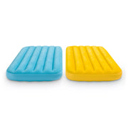 Intex 1 aufblasbares Luftbett Cozy Kidz 88x157x18cm Gelb/Blau