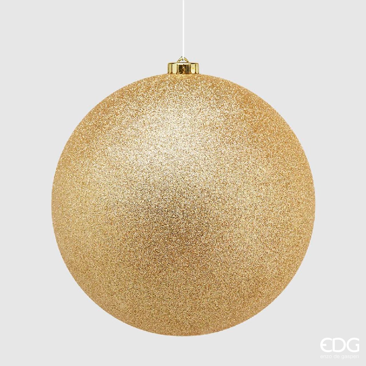 PALLINA POLY 20CM GLITTER ORO