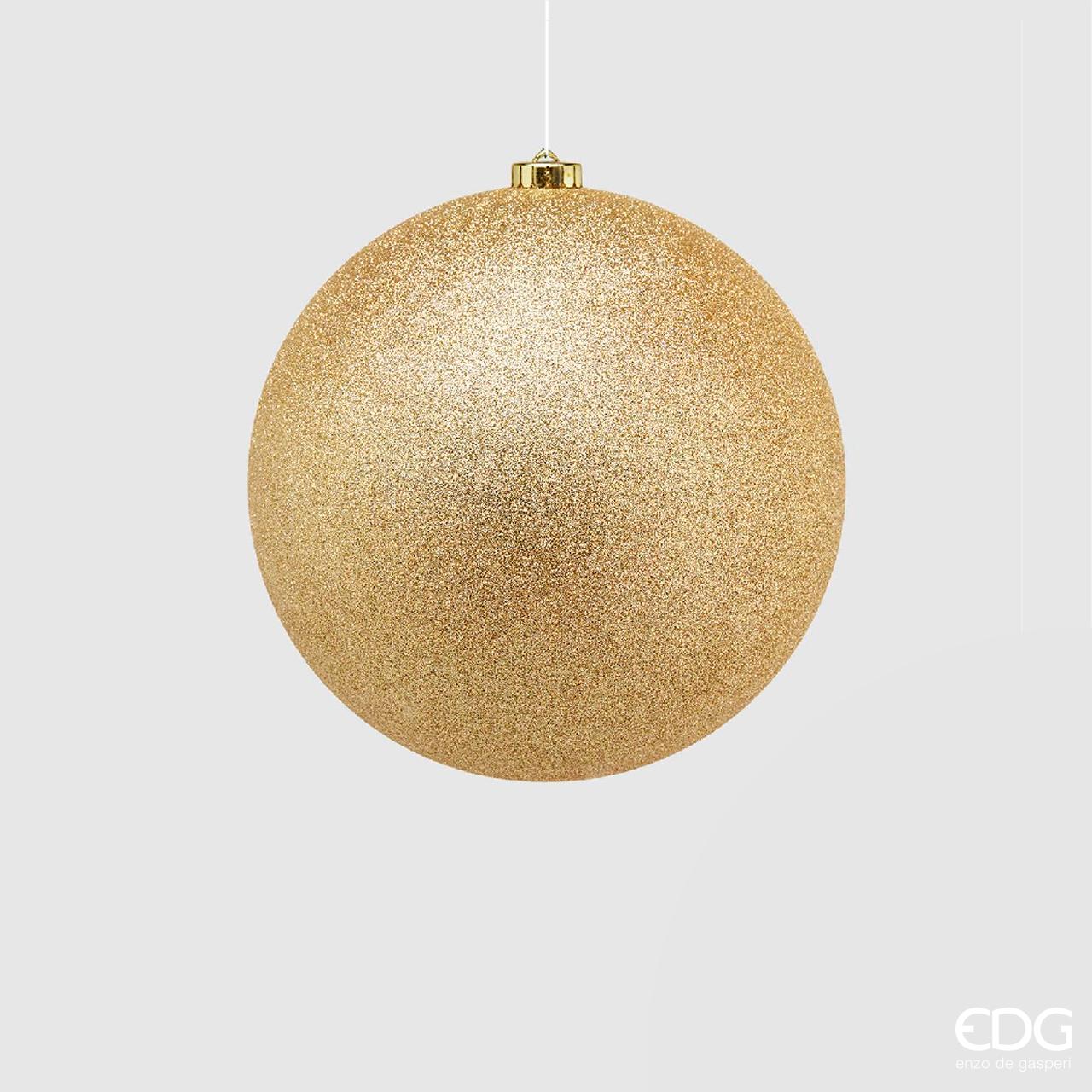 PALLINA POLY 15CM GLITTER ORO