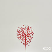 DECORAZIONE RAMO DI CORALLO GLITTER ROSSO 40 CM