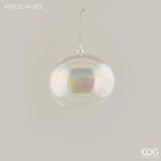 PALLINA IN VETRO IRIDESCENTE 12CM