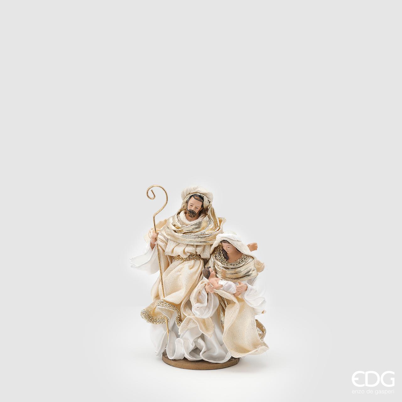 NATIVITÀ IN TESSUTO CON BASE 20CM