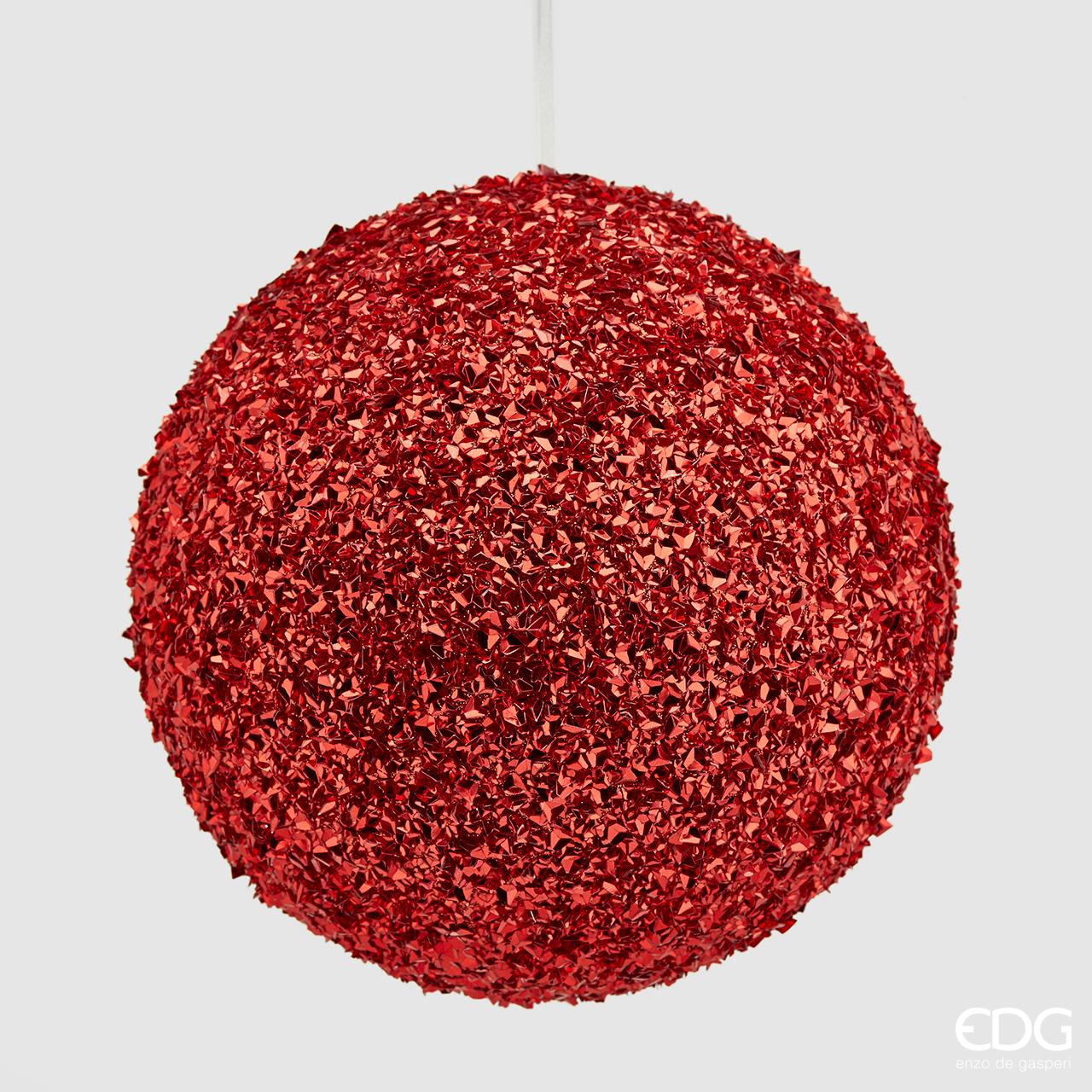 PALLINA DI NATALE 20CM ROSSO