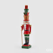 SOLDATINO IN RESINA 51CM ROSSO/VERDE