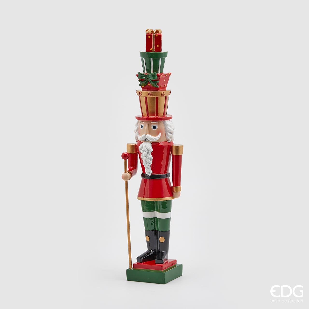 SOLDATINO IN RESINA 51CM ROSSO/VERDE