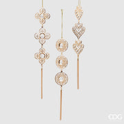 DECORAZIONE PENDENTE 25CM ORO MODELLO ASSORTITO