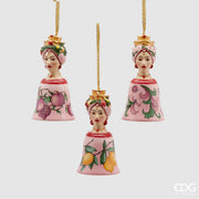 CAMPANA SICILY IN CERAMICA 13CM MODELLO ASSORTITO
