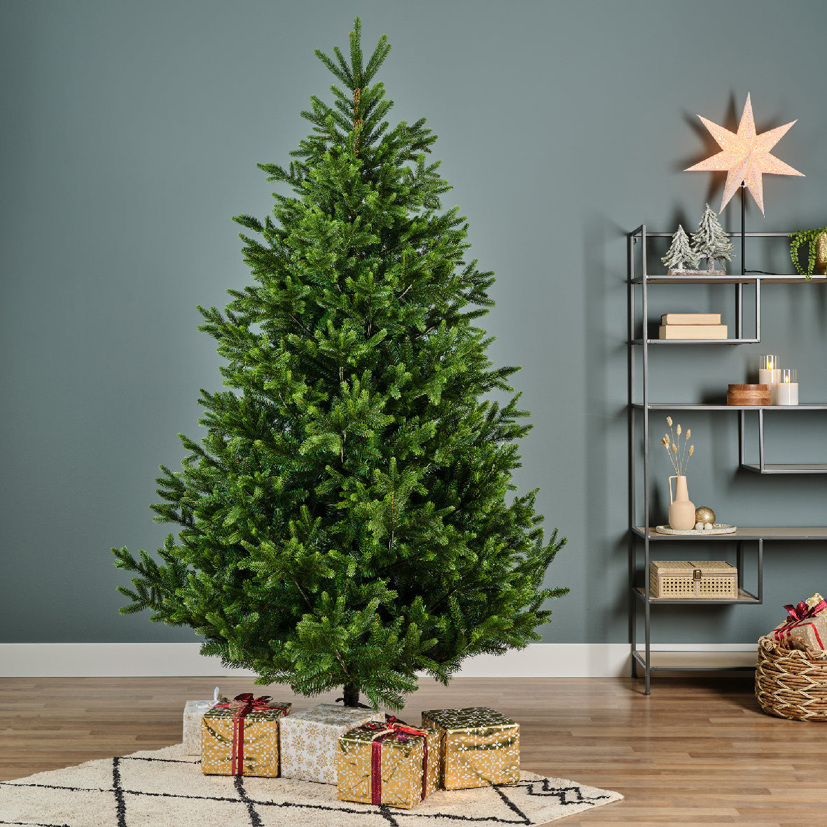 ALBERO DI NATALE 180CM NORDMANN VERDE