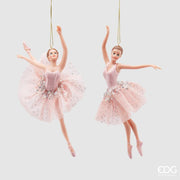 BALLERINA CON VESTITO ROSA APPENDIBILE H18CM ASSORTITA