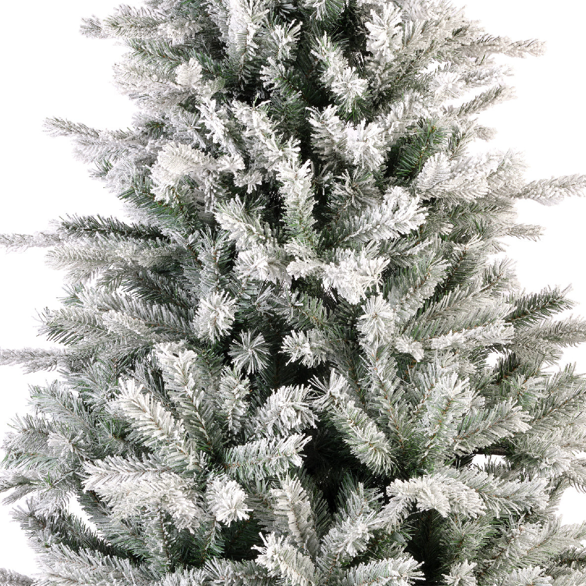 ALBERO DI NATALE VERMONT VERDE EFFETTO GHIACCIATO 210CM