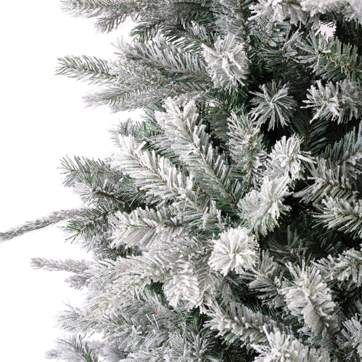 ALBERO DI NATALE VERMONT VERDE EFFETTO GHIACCIATO 240CM