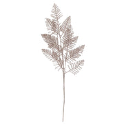 Ramo plastica felce champagne 75cm Peraga Christmas