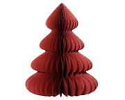 DECORAZIONE ALBERO DI NATALE DI CARTA Ø48 H60 CM, ROSSO