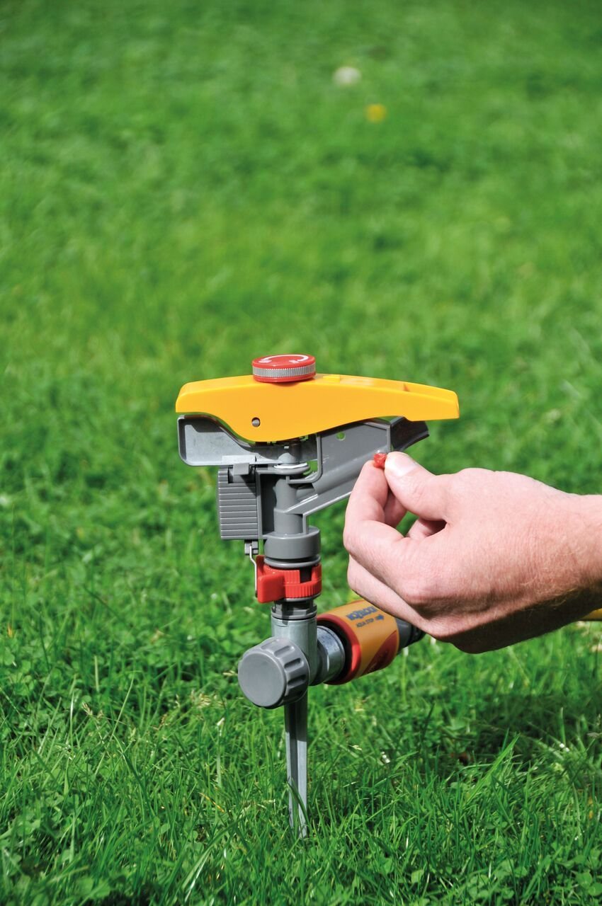 IRRIGATORE A PULSANTE COPERTURA FINO A 450MQ