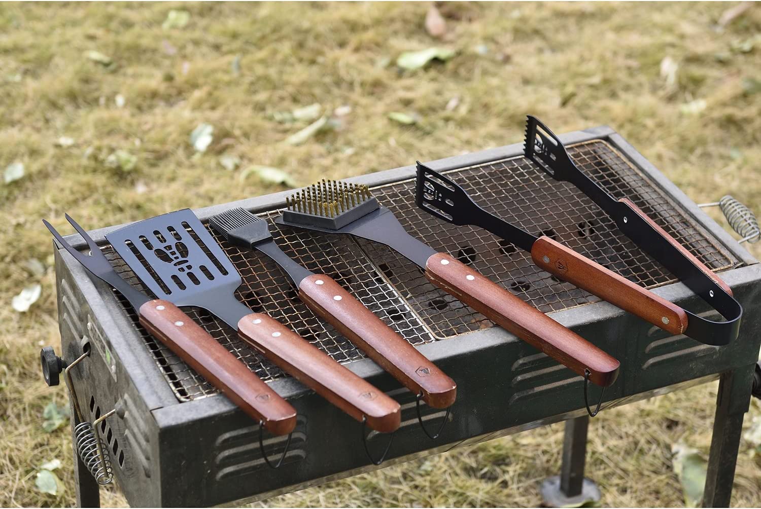 SET ACCESSORI BARBECUE 5PZ BLACK EDITION