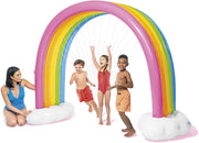 ARCOBALENO GONFIABILE CON SPRUZZI D'ACQUA 300X109X180CM
