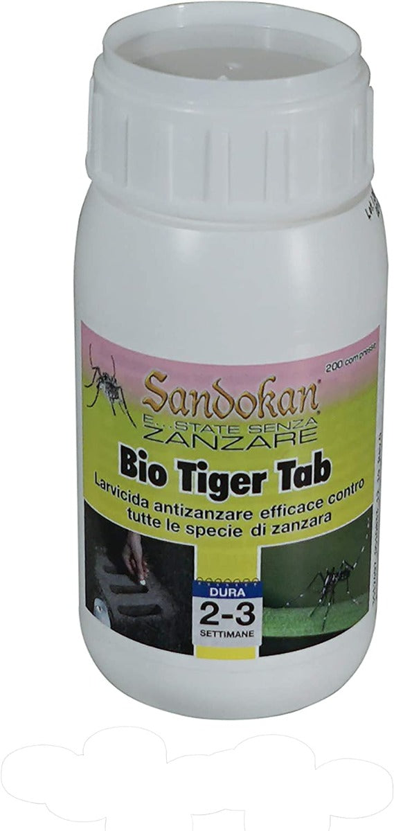 BIO TIGER TAB LARVICIDA IN PASTIGLIE EFFERVESCENTI 200 COMPRESSE