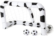 PORTA DA CALCIO GONFIABILE CON PALLONE 213X122X137CM