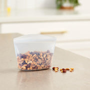 SACCHETTO BUSTA PER ALIMENTI RIUTILIZZABILE 100% SILICONE BOWL 2 CUP