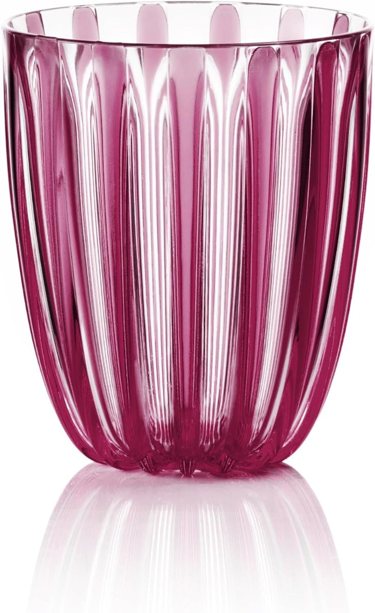 BICCHIERE TUMBLER "DOLCEVITA" (ISCC+), BASSO, COLOR AMETISTA