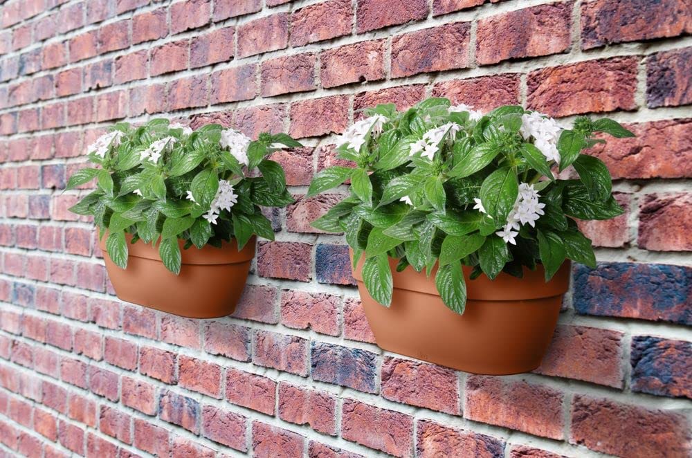 VASO BALCONETTA VIBIA CAMPANA WALL BASKET 35CM TERRA