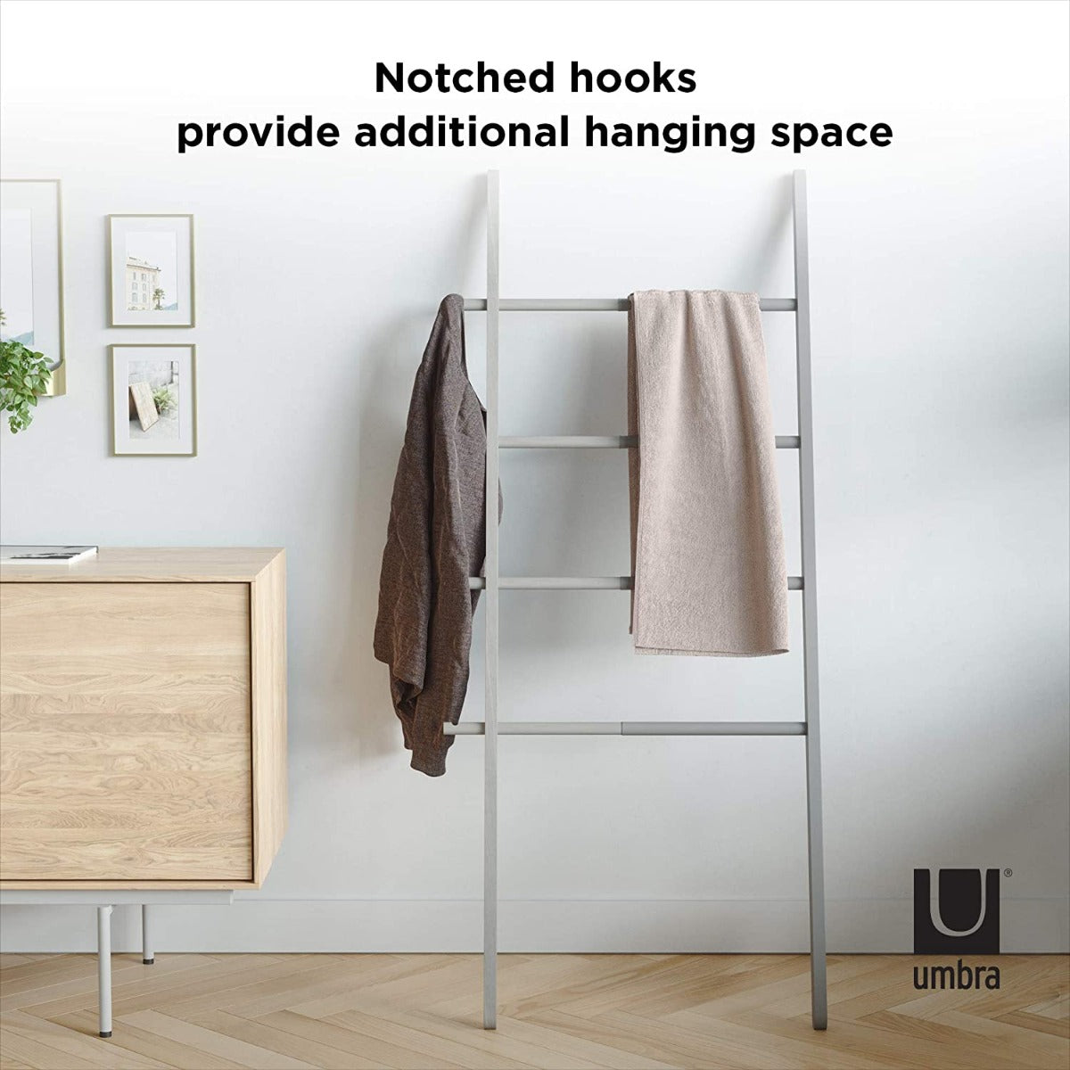 SCALETTA PORTASCIUGAMANI HUB LADDER GREY 152CM