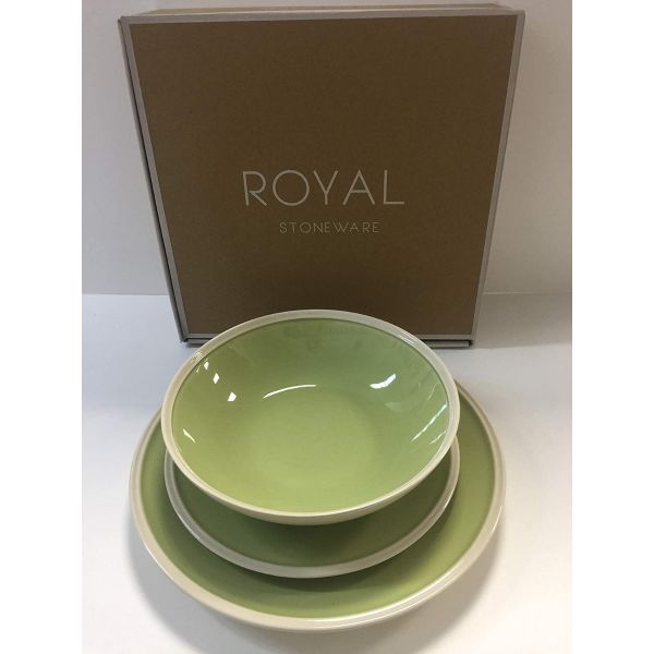 SET DI 3 PEZZI POSTO TAVOLA ROYAL STONE VERDE