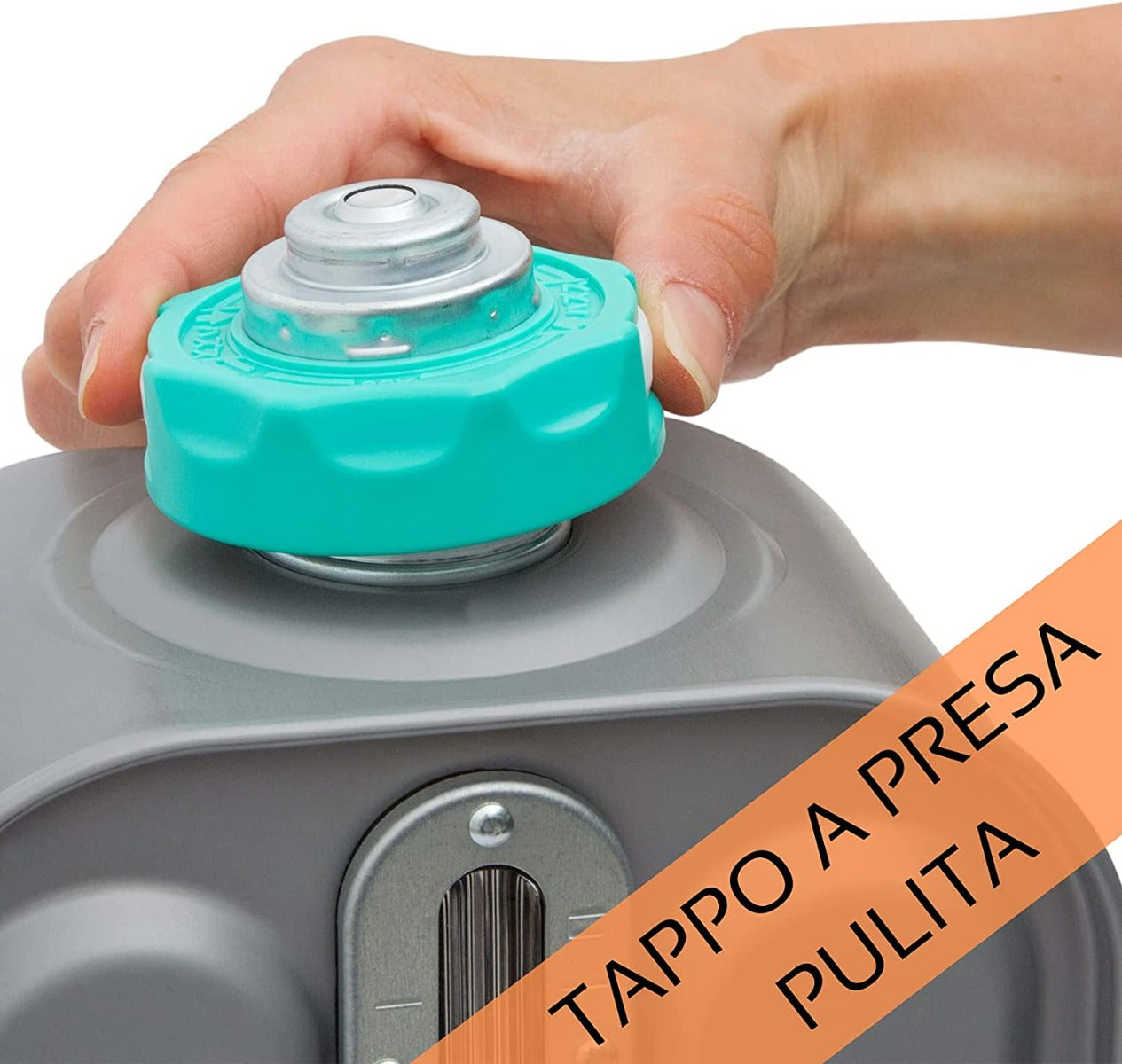 STUFA PORTATILE QLIMA SRE 3531 TC-2 ARGENTO