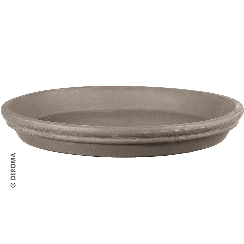 Sottovaso Rotondo D 35,9 cm h 4,3 cm Garden Graphite Deroma