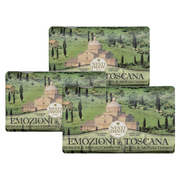 OFFERTA 3 SAPONETTE 150GR "EMOZIONI IN TOSCANA" BORGHI E MONASTERI