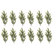 OFFERTA 12 RAMI NATALIZI DI PINO H50CM VERDE