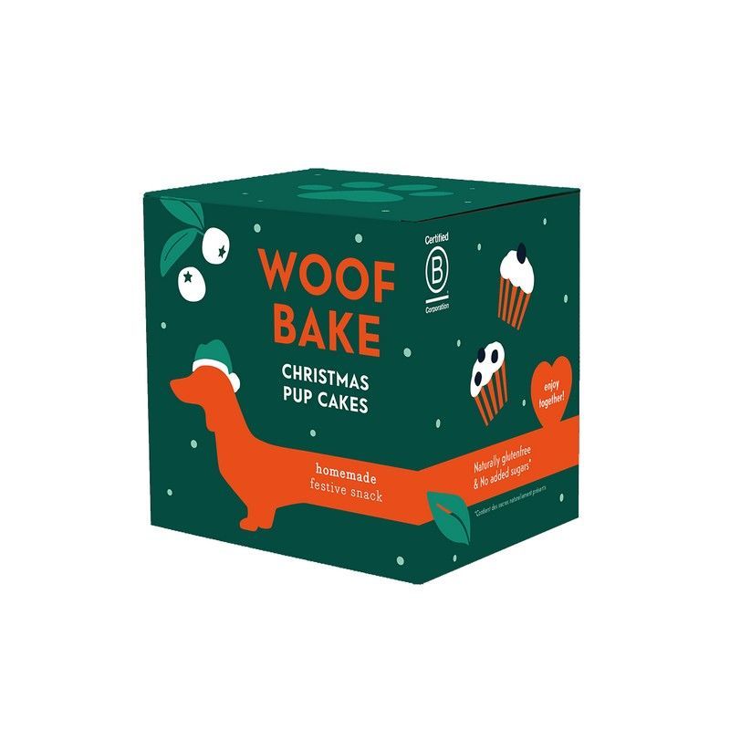 Pineut WoofBake Box – Pupcake di Natale BIO per Cani