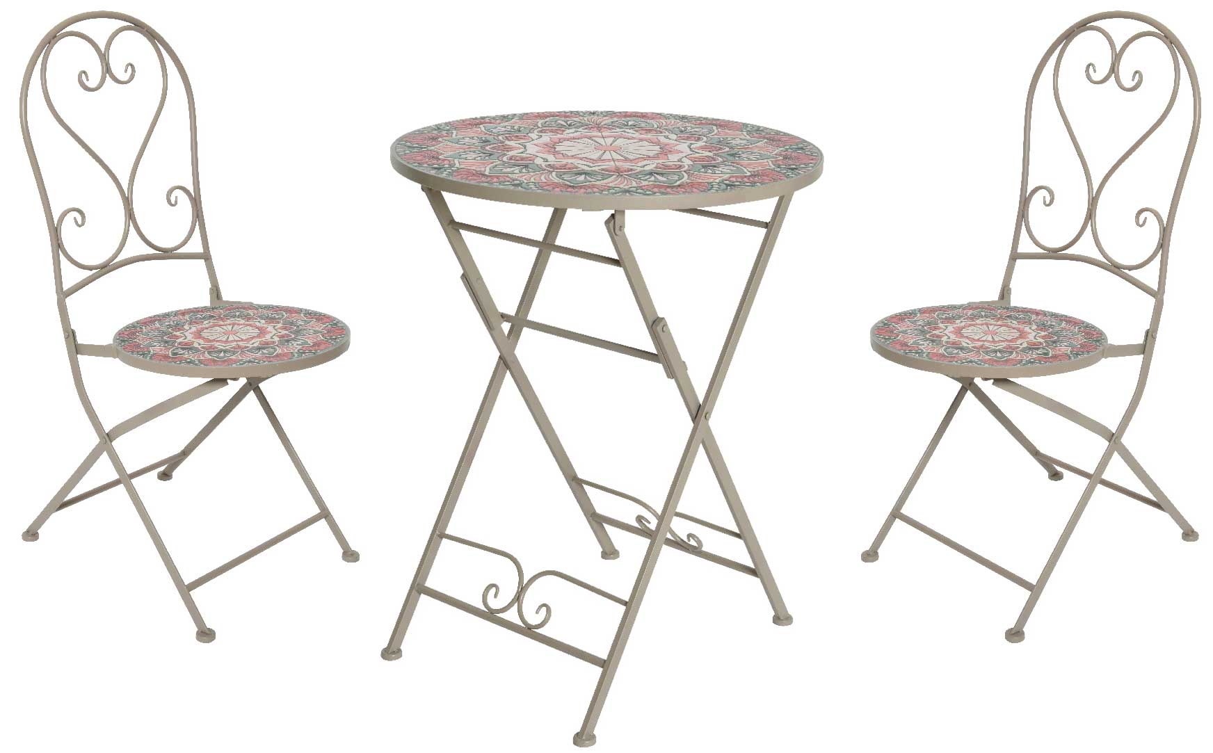 SET BISTROT NARBONNE TAVOLO 60CM + 2 SEDIE