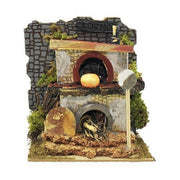 Forno con Lampada Effetto Fiamma 15x10x17,5 cm