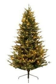 Albero di Natale St. Moritz H210 cm verde con 3000 LED e 2418 rami Mercury