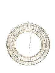 Corona luminosa in metallo 2160 LED 69 x 12,5 x H71 cm Mercury