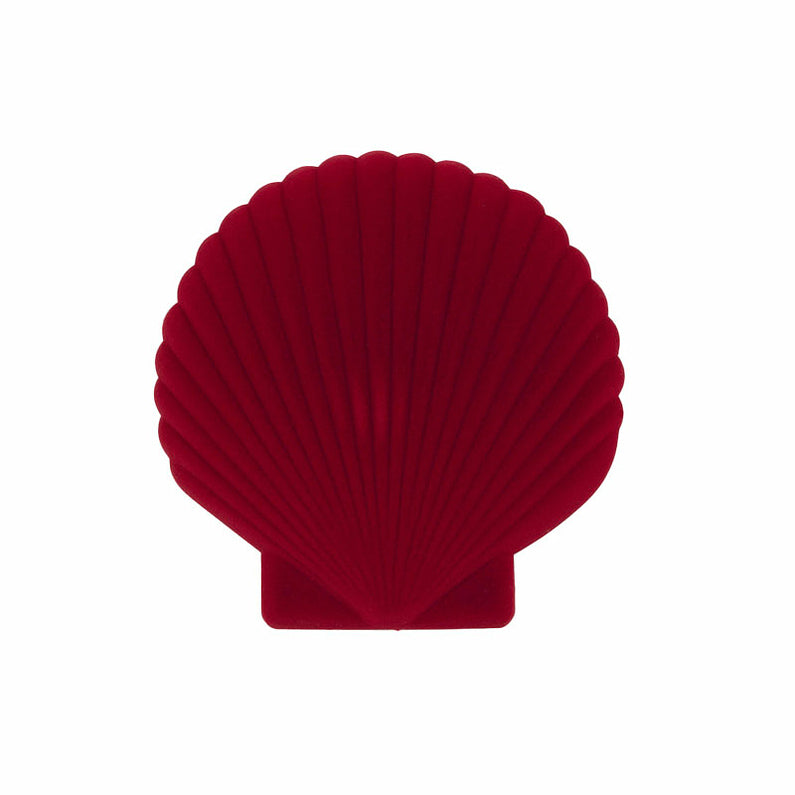 PORTAGIOIE VENUS ROSSO A FORMA DI CONCHIGLIA