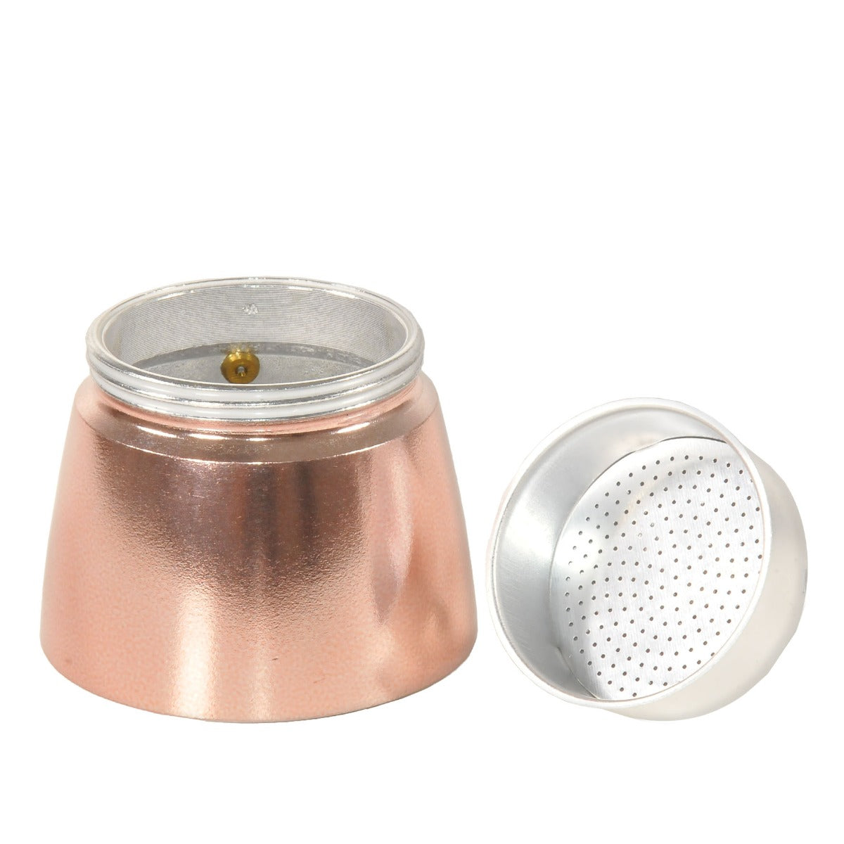 CAFFETTIERA ROSE/GOLD 3 TAZZE Q.B FLUO