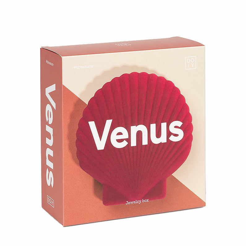 PORTAGIOIE VENUS ROSA A FORMA DI CONCHIGLIA