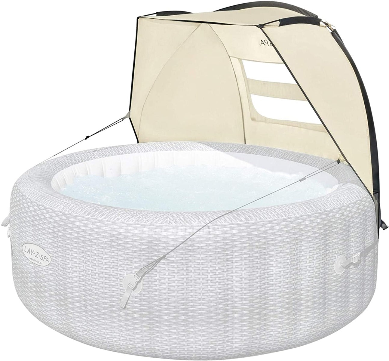 TETTUCCIO PARASOLE PER PISCINA SPA LAY-Z-SPA 183X94X109CM