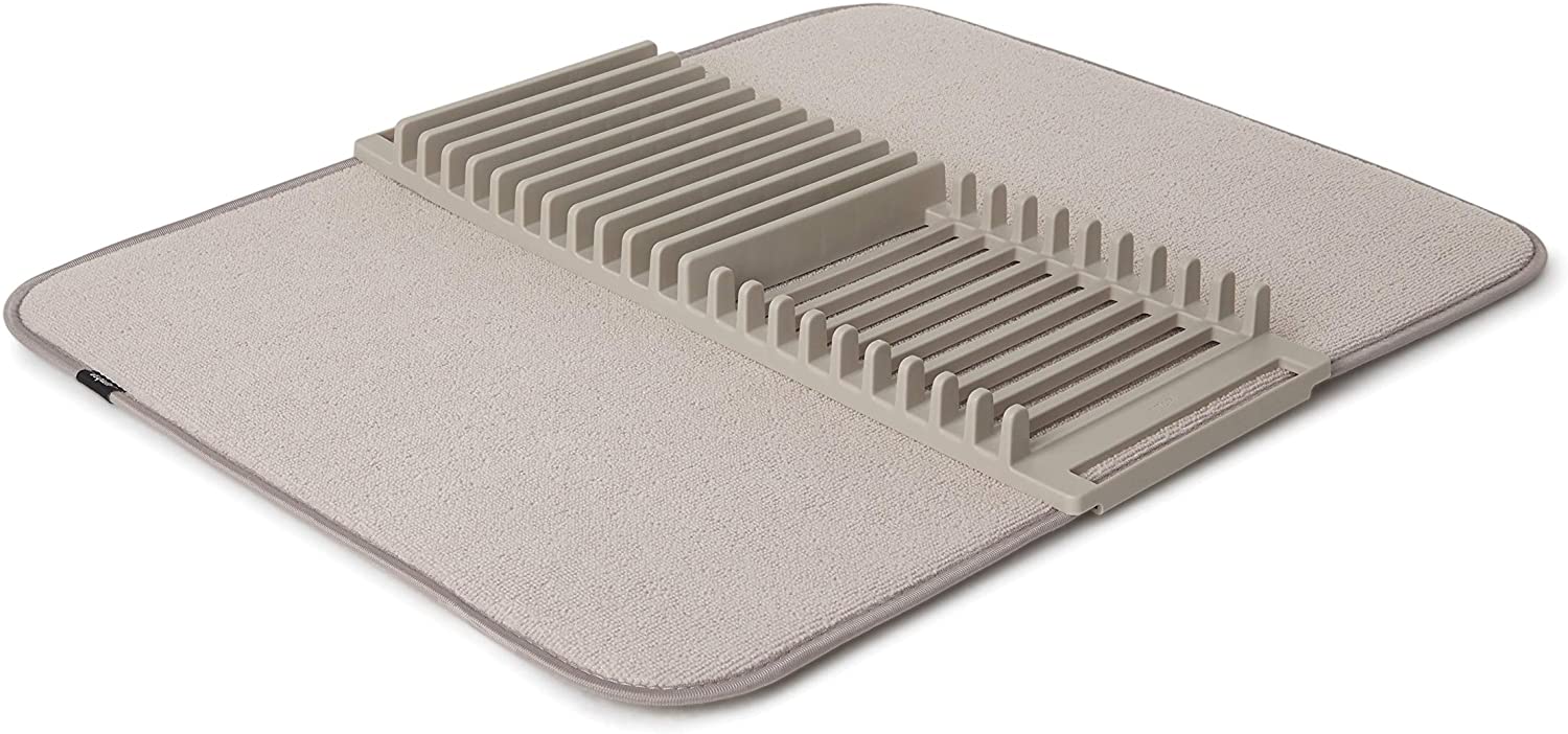 TAPPETO PIEGHEVOLE ASSORBENTE CON SCOLAPIATTI DRY BEIGE