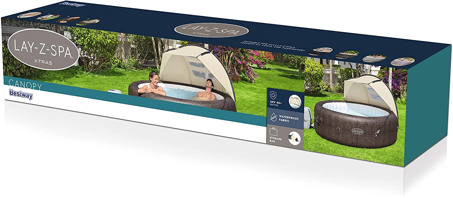 TETTUCCIO PARASOLE PER PISCINA SPA LAY-Z-SPA 183X94X109CM