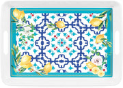VASSOIO RETTANGOLARE CON MANICI ''FLOWER&LEMON''