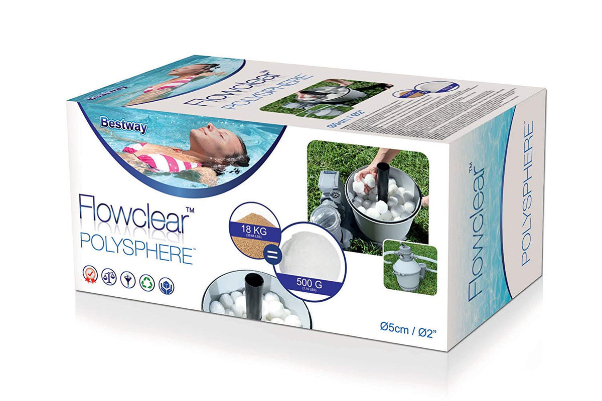 SFERE PER FILTRAZIONE FLOWCLEAR POLYSPHERE PER POMPE A SABBIA BESTWAY
