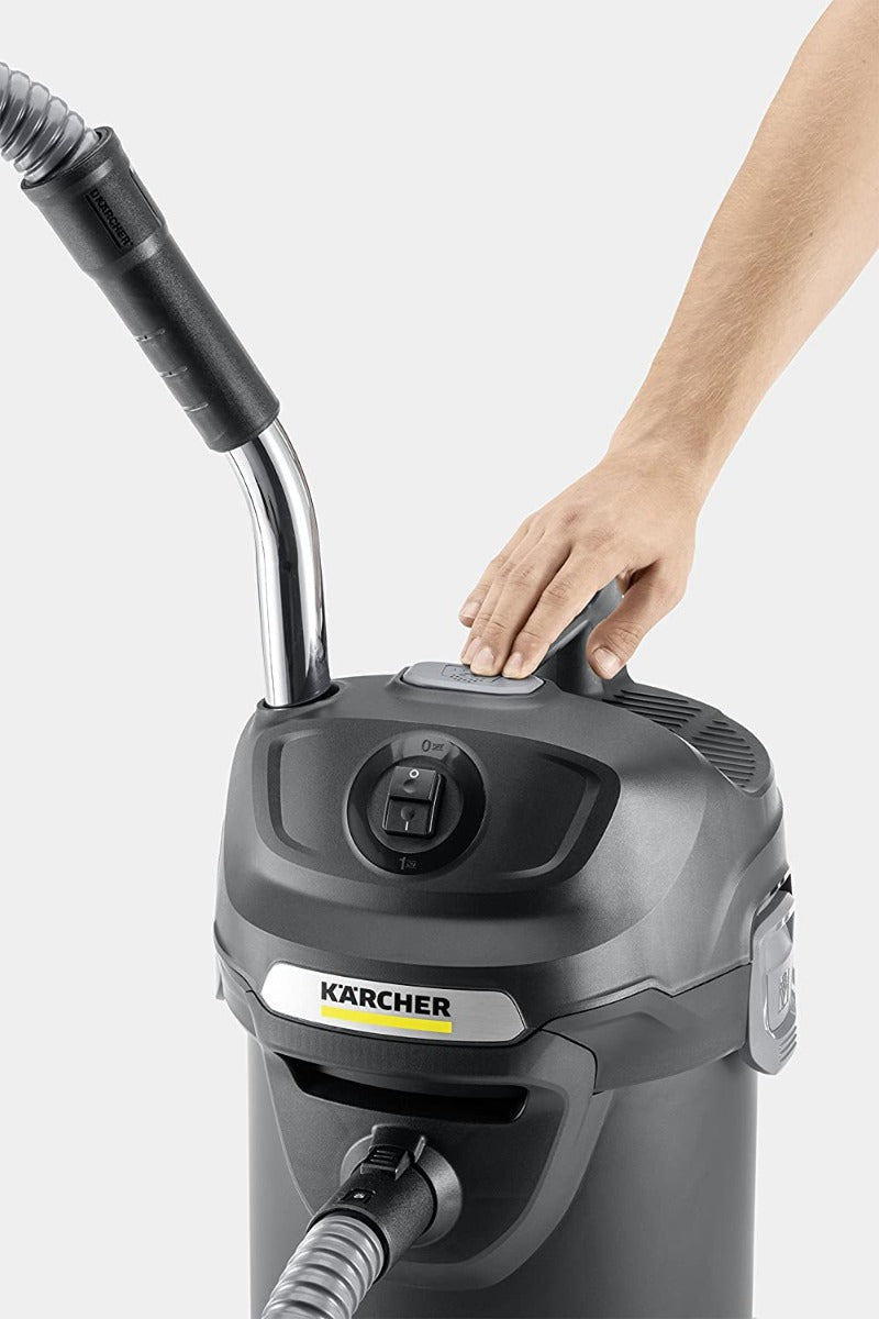 KARCHER AD 2 - ASPIRATORE SOLIDI E LIQUIDI 150 AIR WATT, SERBATOIO 14 LT